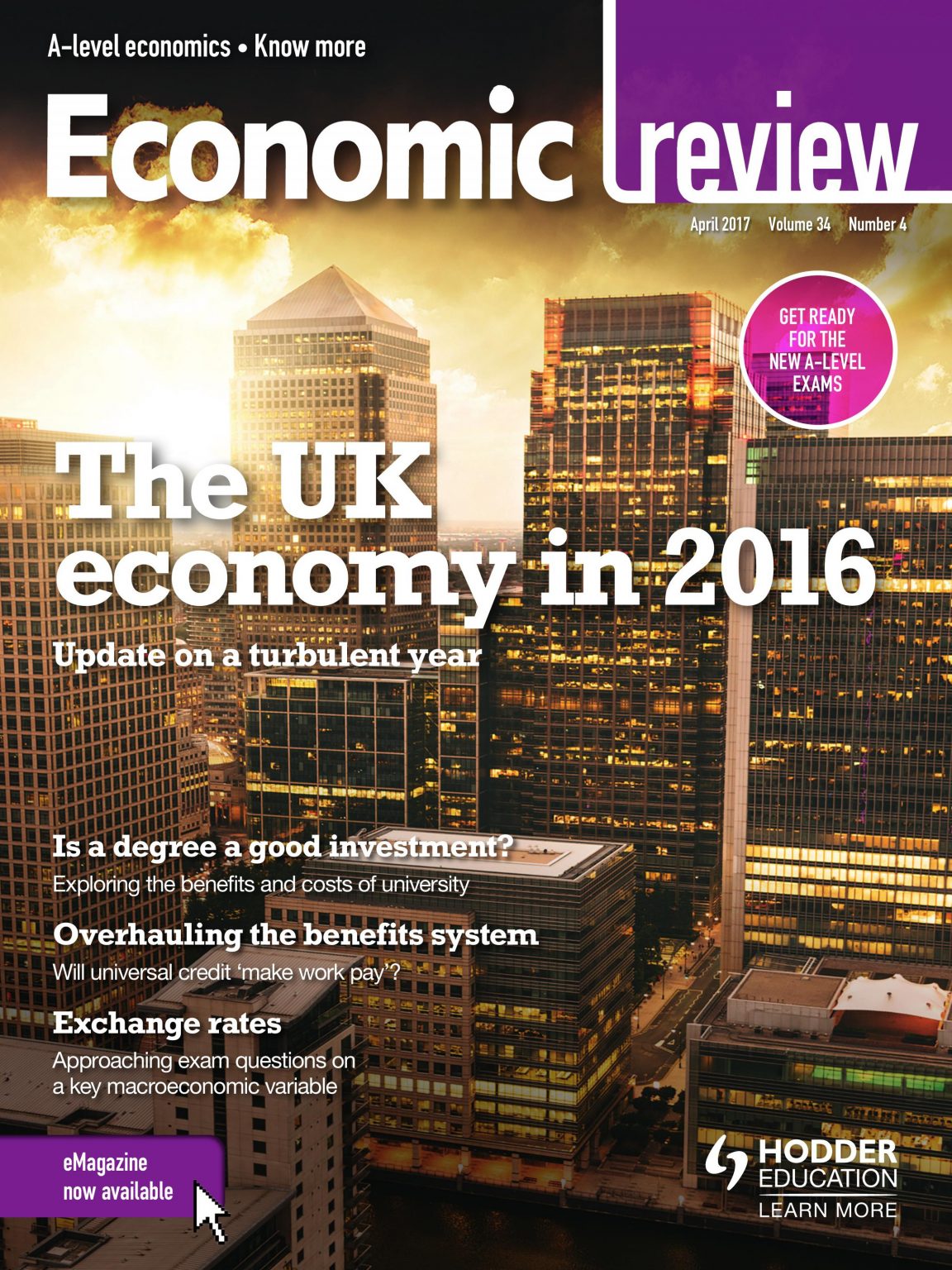 Economic Magazine Example Economic Review 2017-04-01 - Hodder Education Magazines