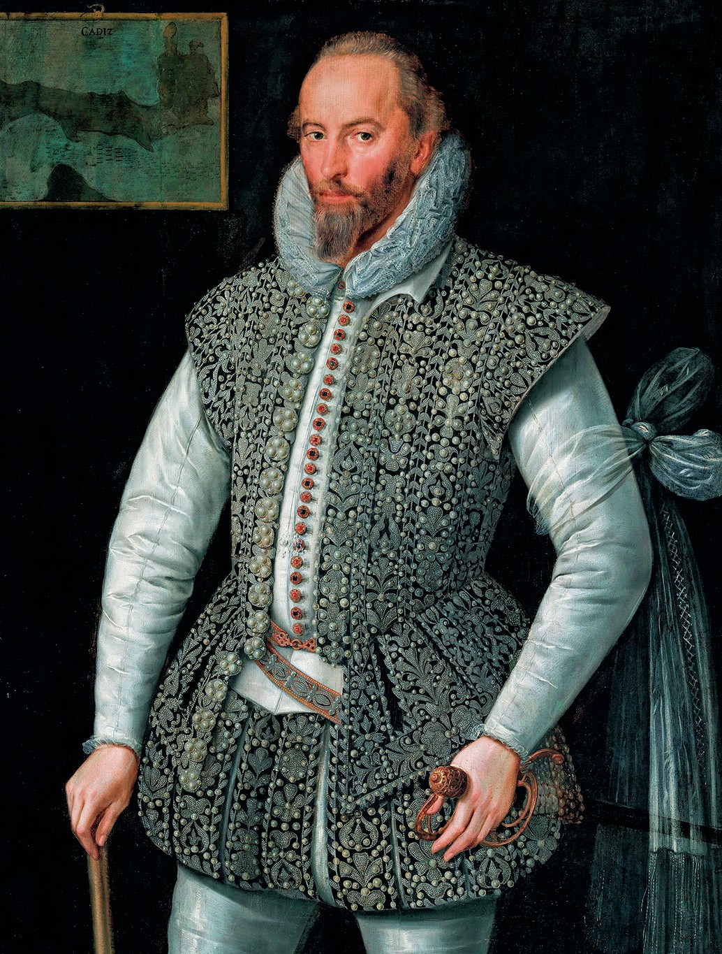 Painting of Sir Walter Raleigh.