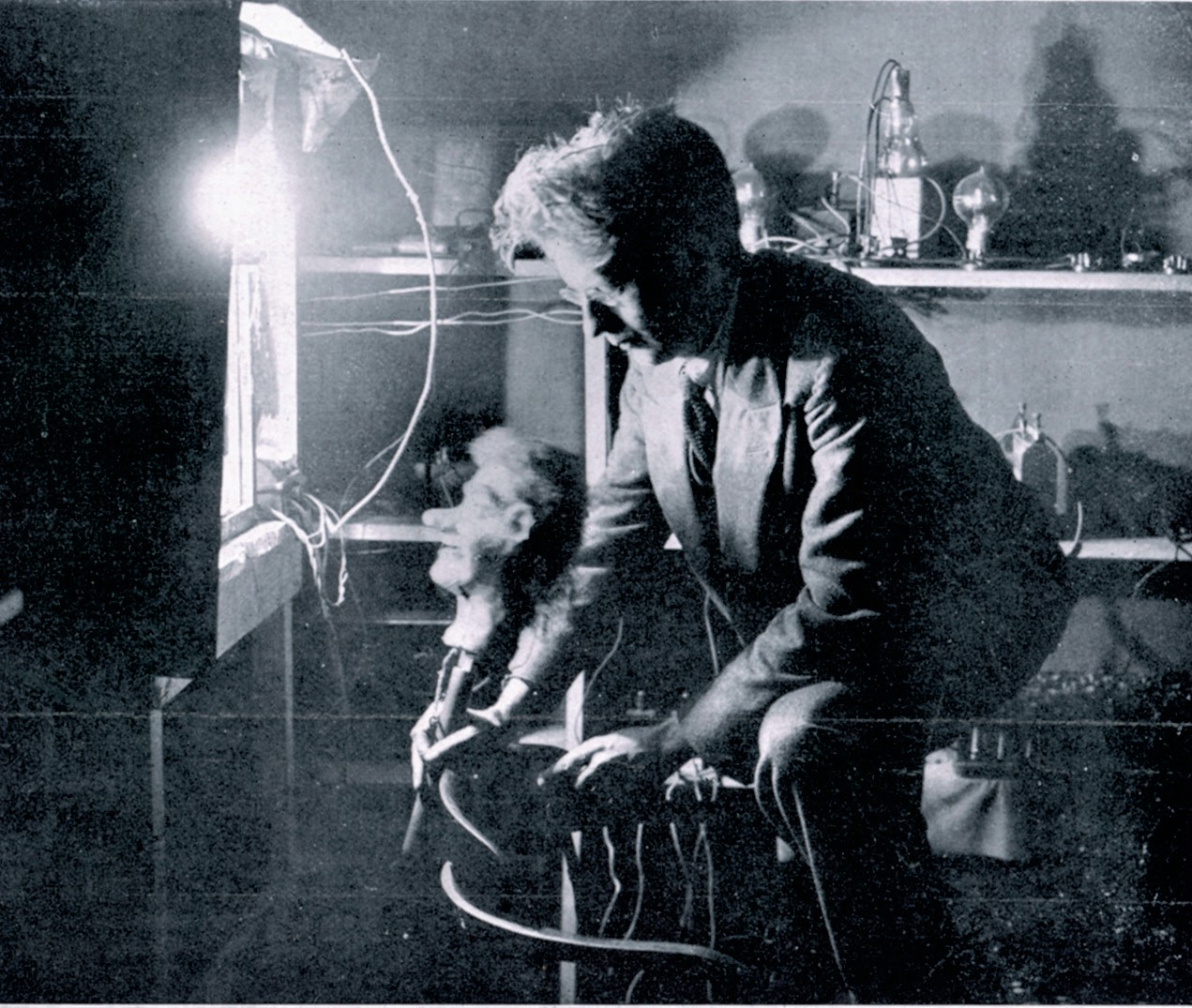 Photo of John Logie Baird.