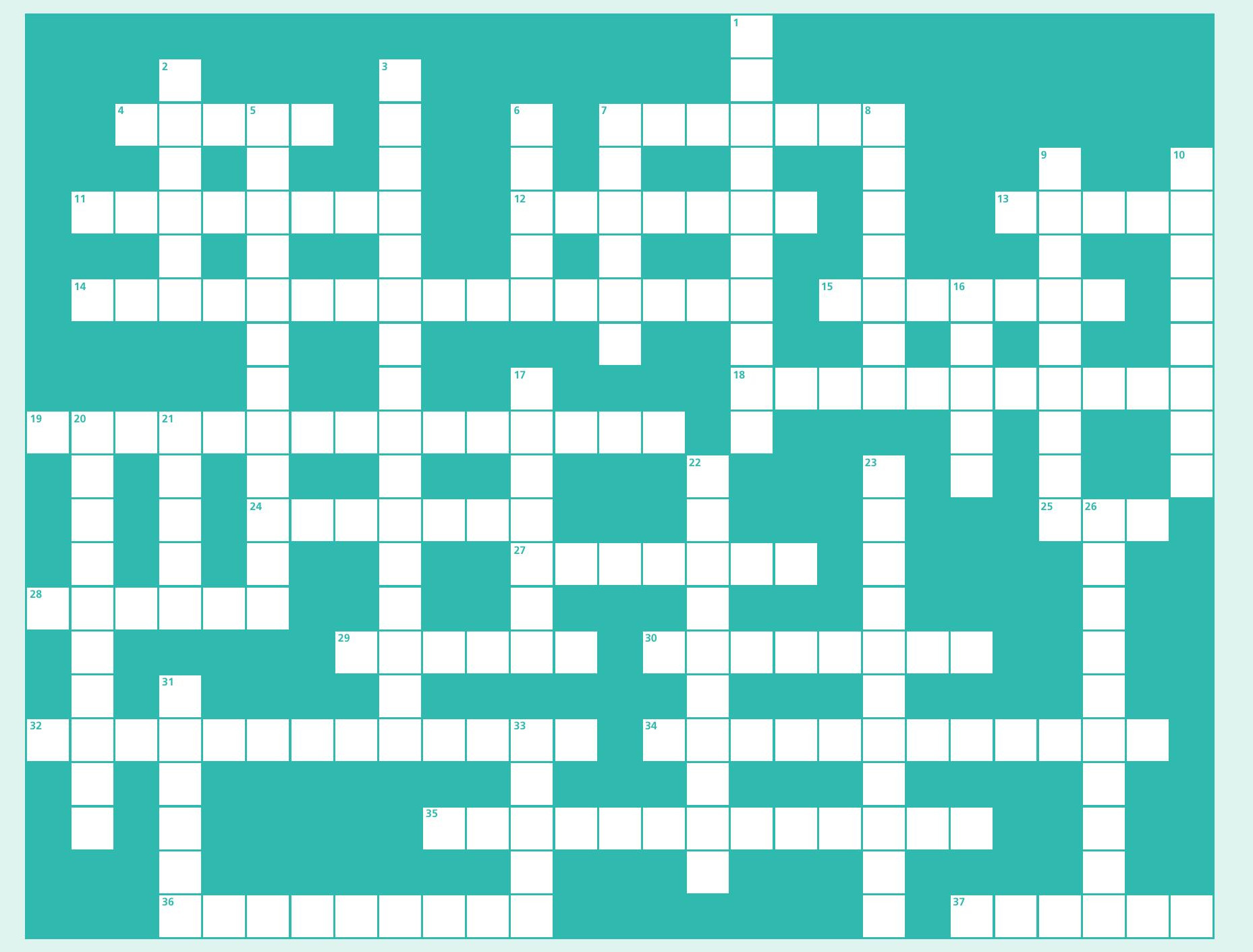 A crossword puzzle.