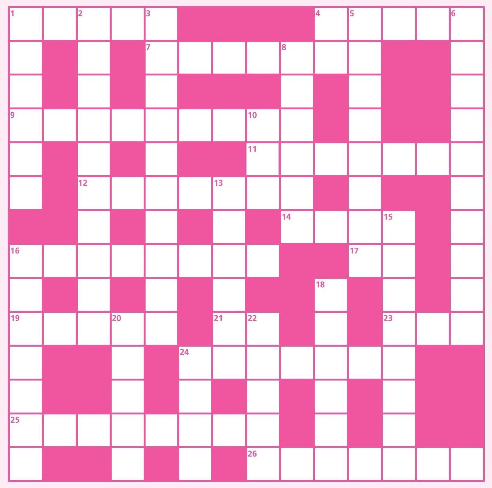 Crossword puzzle