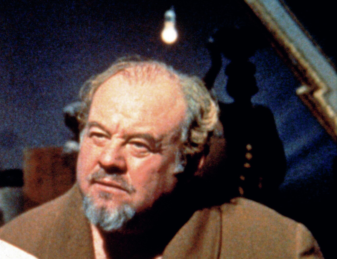 Close-up of Burl Ives playing the role of Big Daddy.