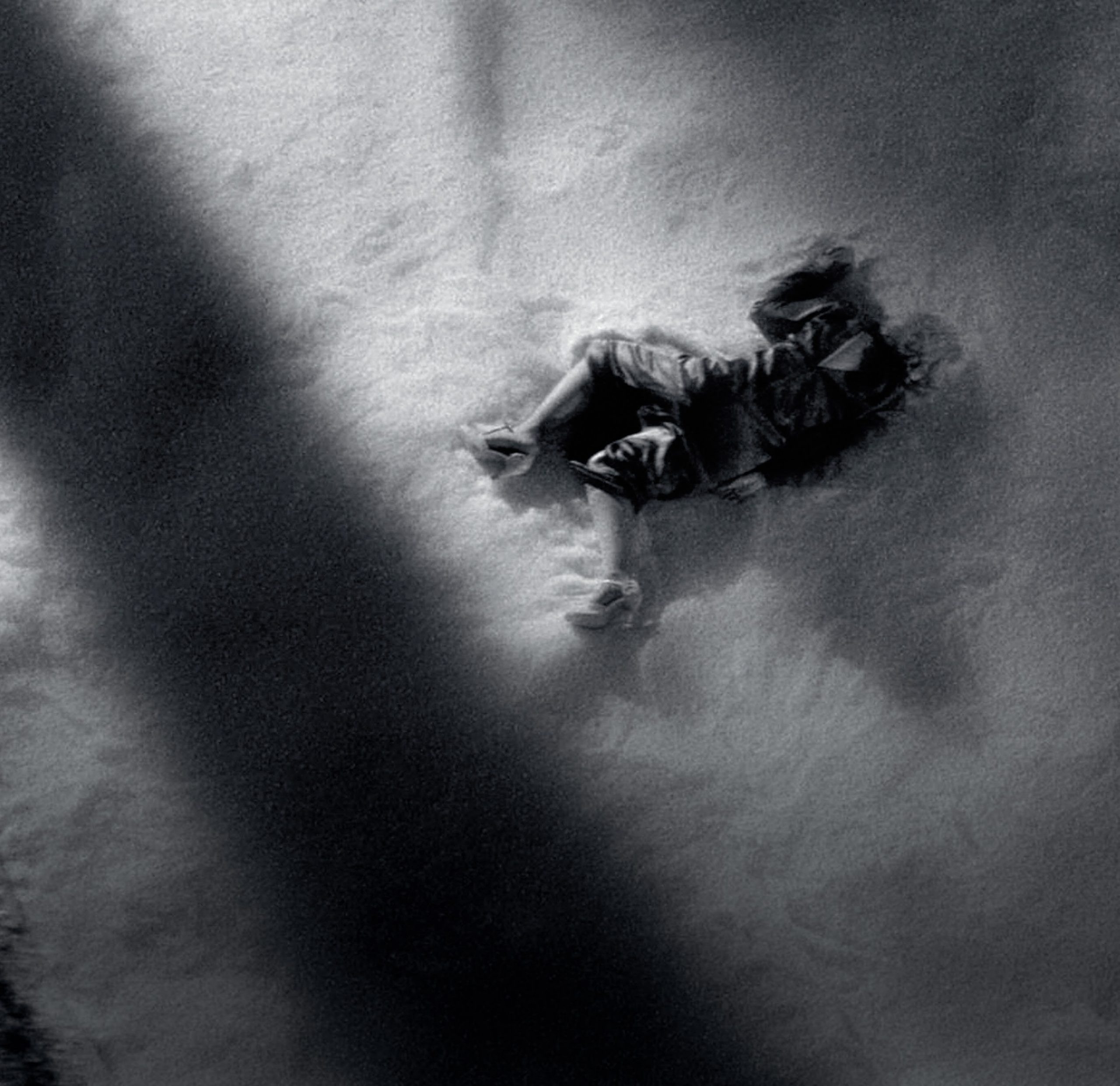 Clare’s body lying on a snowy ground.