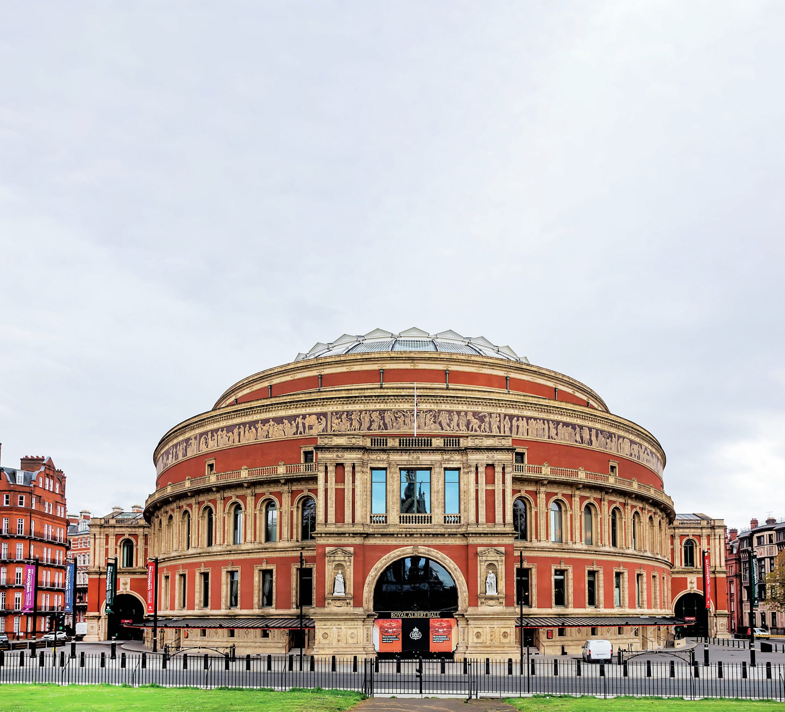 A round, ornate building with a domed roof.
